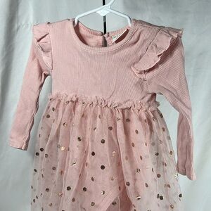 Madison‎ Layne Blush Pink Sparkle Kids Dress